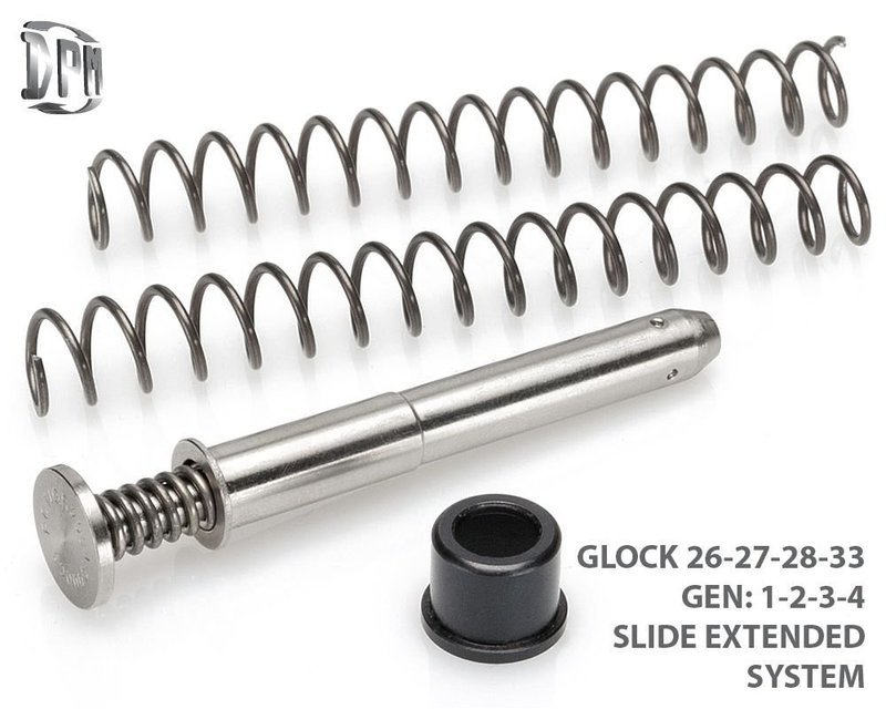 MS-GL/5 - GLOCK 26-27-28-33-39 ALL GEN. 1 2 3 4 5 SLIDE EXTENDED SYSTEM