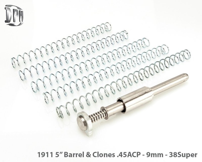 MS 1911 A1-5 - 1911 5&quot; Inch Barrel &amp; Clones Bushing Only- Rod End Pental Shape 45-9mm-40s&amp;w-38Super