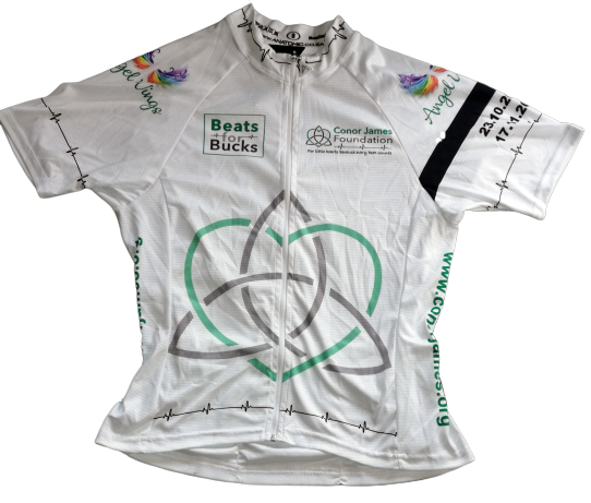 Conor James Foundation cycling jersey