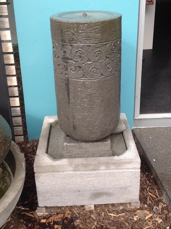 Round Tall Water Feature