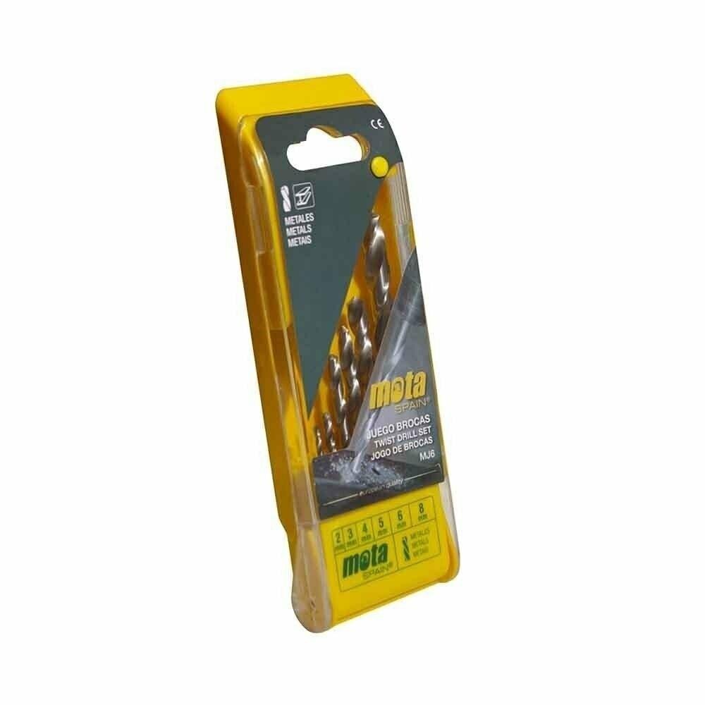 Jogo 6 Brocas A.R DE 2mm a 8mm - MJ6 - MOTA