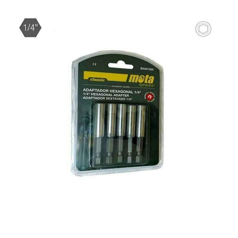 Pack 5 Adaptadores Hexagonais Magnéticos 1-4 10x60 5P