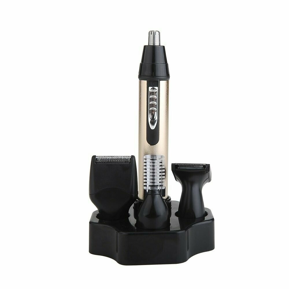 CONJUNTO MÁQUINA DE CORTAR PÊLOS A PILHA COM ACESSÓRIOS