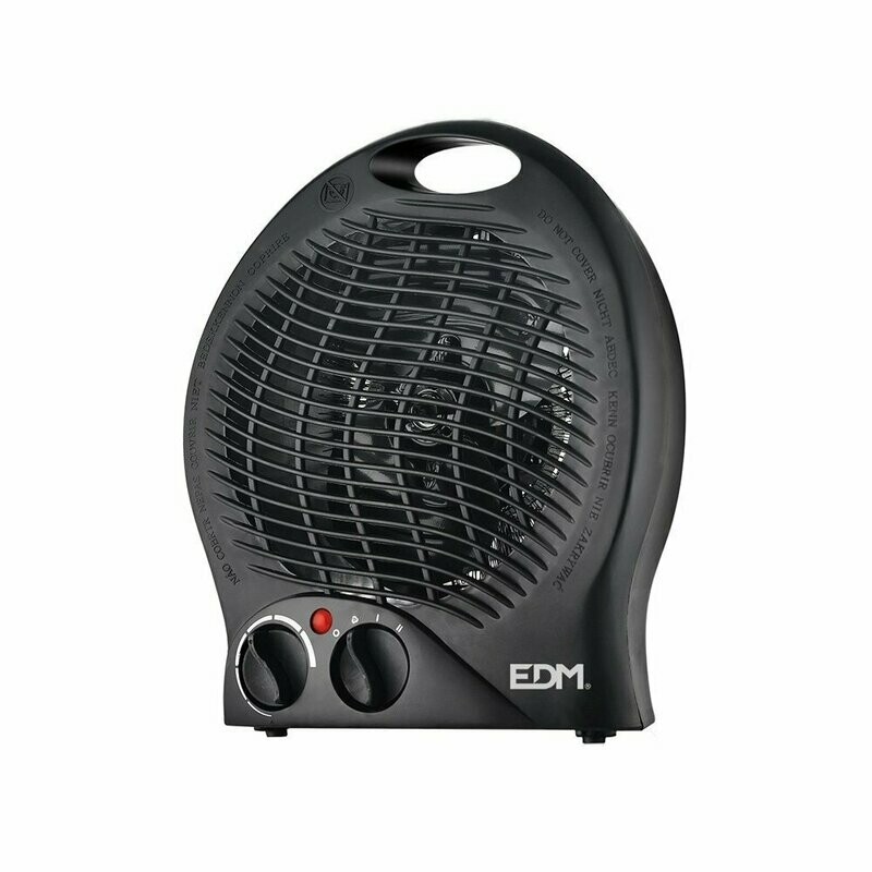Termoventilador Vertical de Ar Frio/Quente, 2000W,em Preto