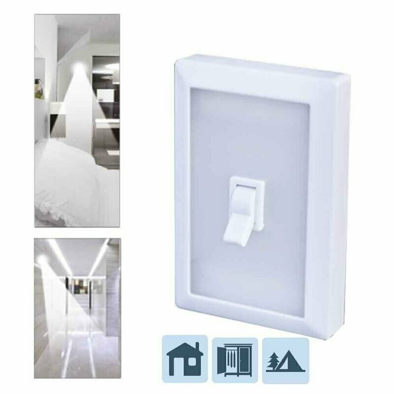 Lanterna LED, de Parede, c/Interruptor ON/OFF