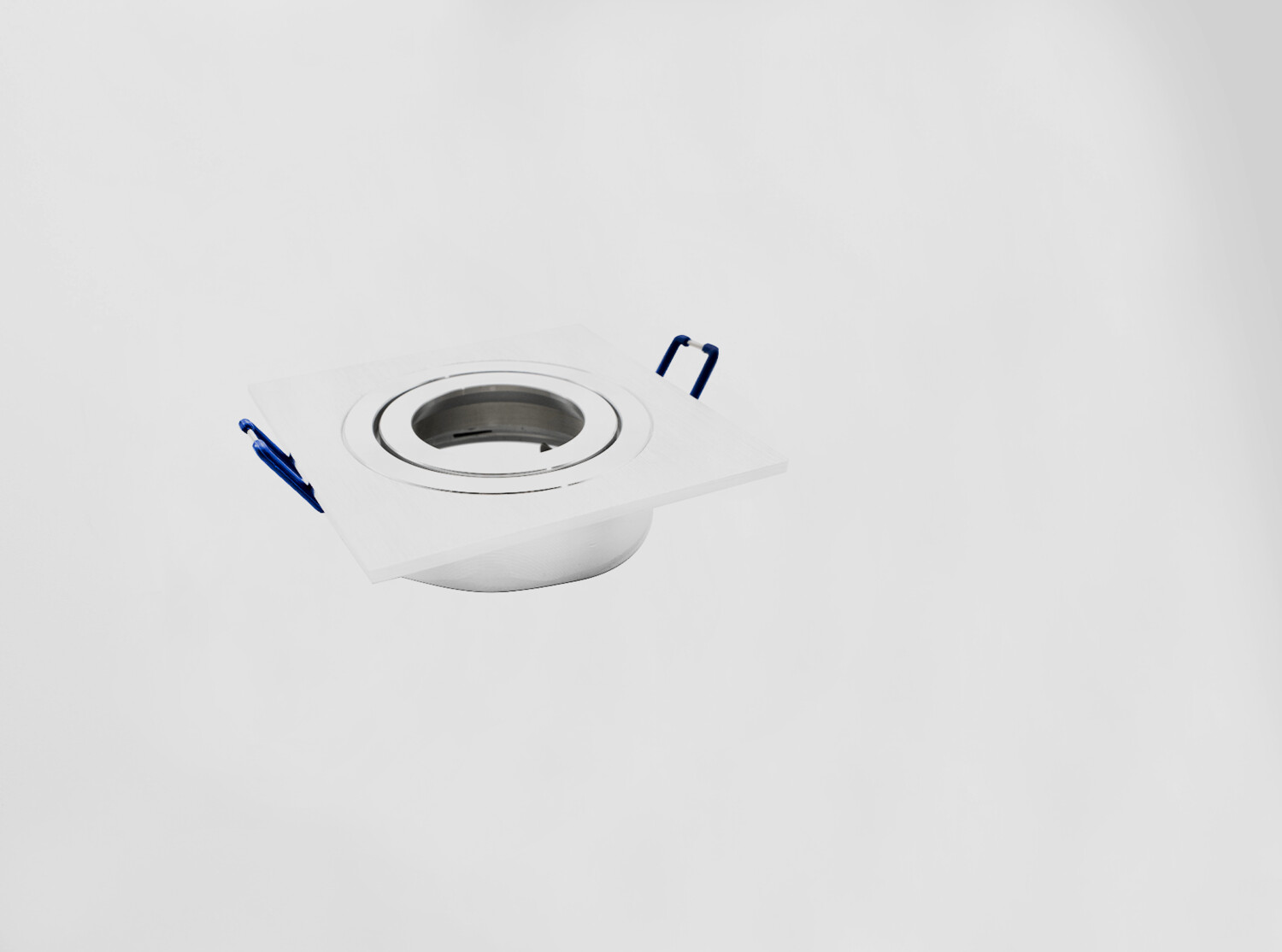 Aro GU10 Quadrado, Orientável, Branco