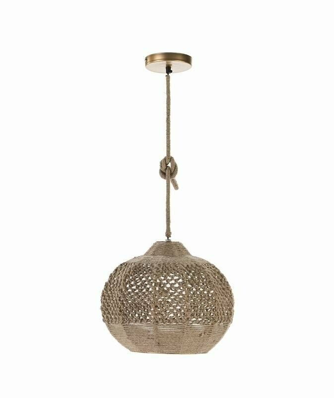 Candeeiro Suspenso Candeeiro Suspenso "ÉDEN", em corda