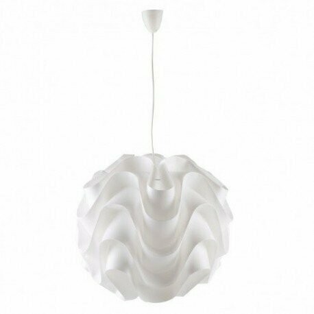 Candeeiro Suspenso "HYDRA", em PVC Branco
