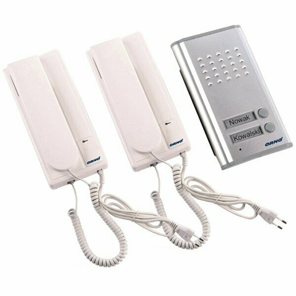 KIT Áudio  Porteiro c/2 Unidades Interiores, e 2 Campainhas