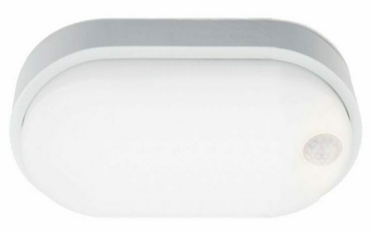 Plafon Oval  c/ Sensor PIR 14W