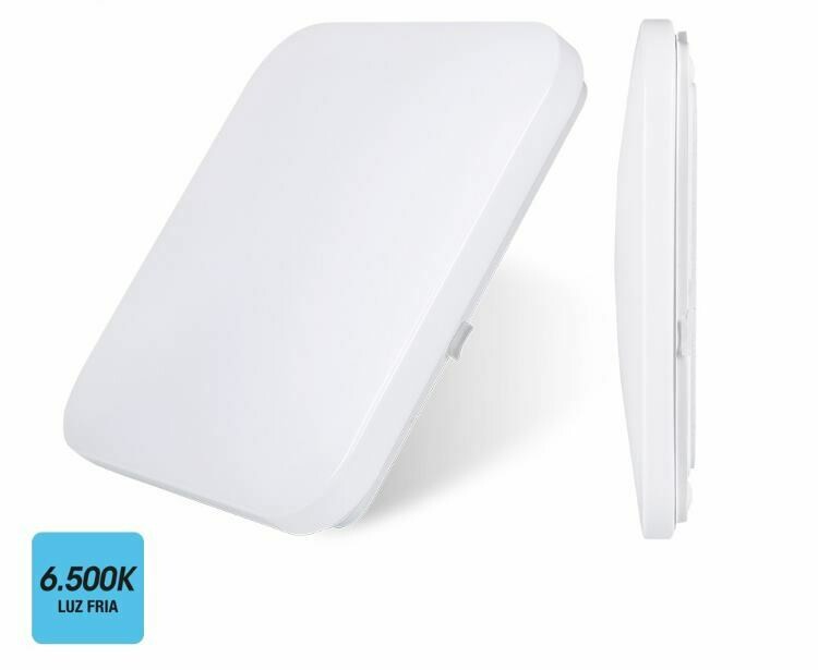 Plafon LED Quadrado, 18W, de Tecto