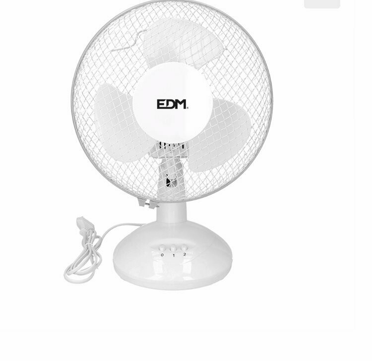 Ventoinha de Mesa, 35W, em Branco