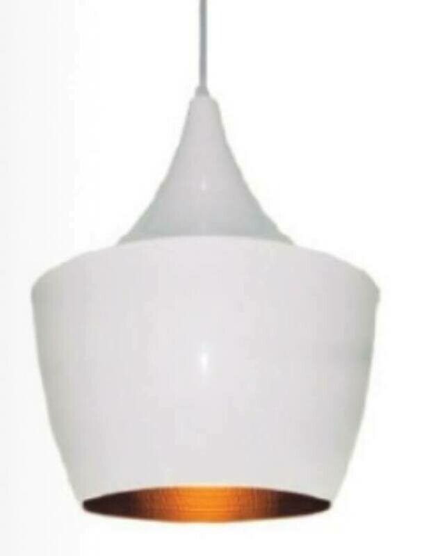 Candeeiro Suspenso, em Branco