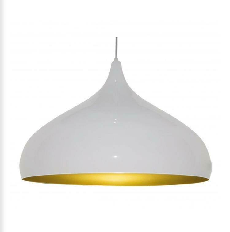 Candeeiro Suspenso "MEIA-GOTA", em Branco