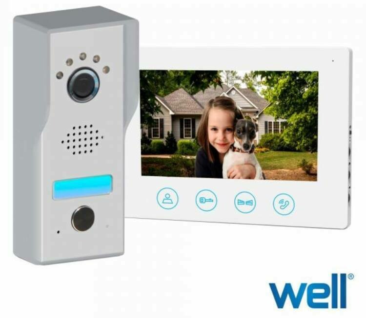 KIT Videoporteiro  Ultra-Fino, LCD7", TouchPad