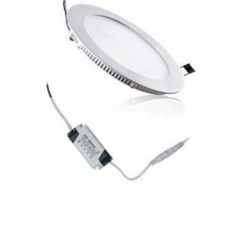 Painel LED de  Encastrar, Redondo, 15W, 4000K