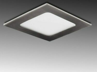 Painéis LED Quadrados, em Aço Escovado