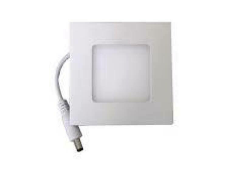 Painel LED de Encastrar, Quadrado, 3W, 4000K