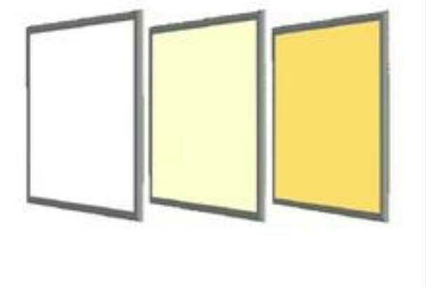 Painel LED de Encastrar, Quadrado, 40W, c/3 Cores de Luz Painel LED de Encastrar, Quadrado, 40W, c/3 Cores de Luz