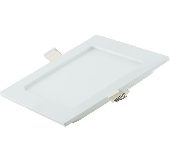 Painel LED de Encastrar, Quadrado, 12W, c/3 COres de Luz