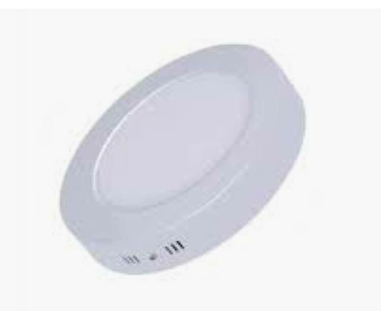 Painel LED Saliente, Redondo, 12W, 6500K