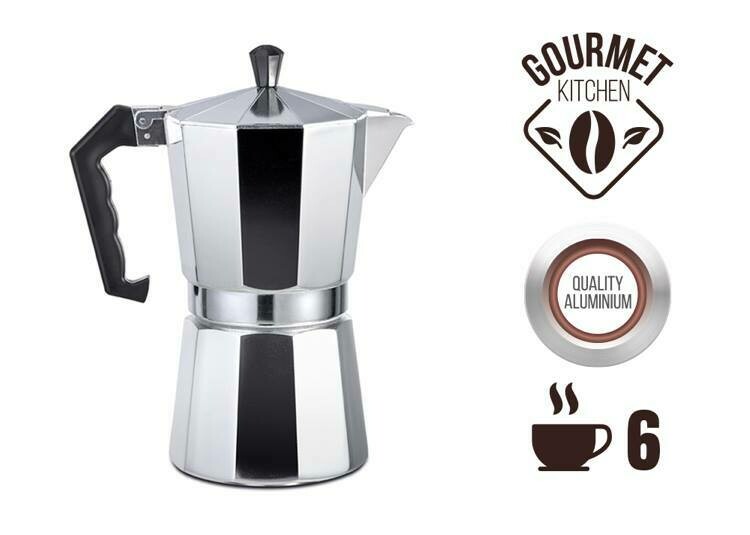 Cafeteira de Aluminio, 6 Chávenas