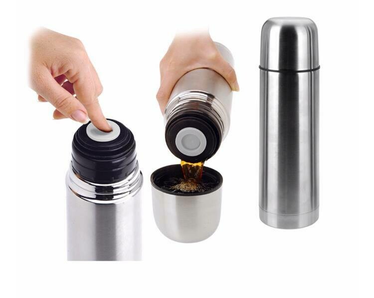 Termo em Aço Inox, para Líquidos, 1L