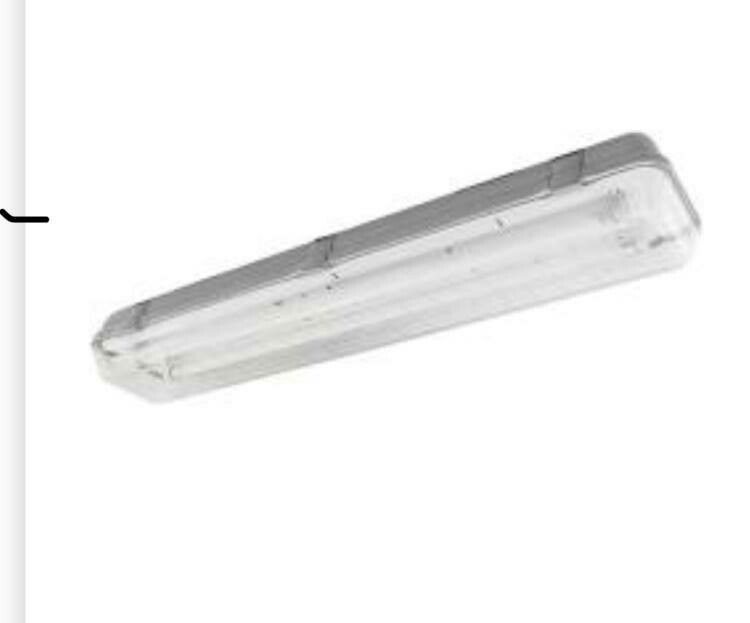 Armadura LED Estanque, 2X120cm