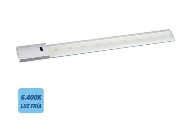 Armadura LED Slim, c/Sensor, 7W, 6500K