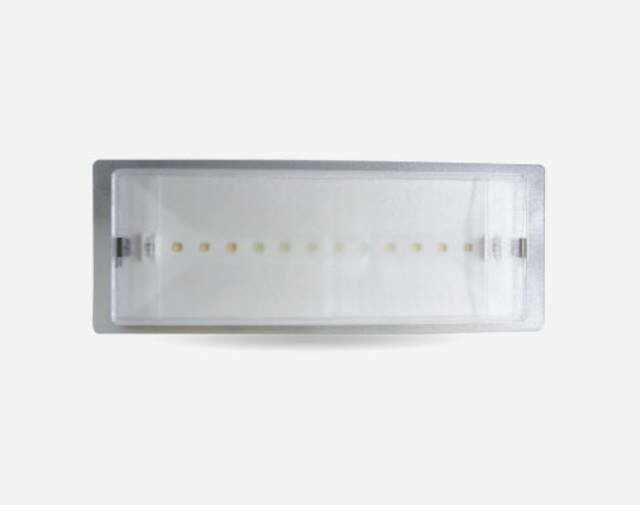 Armadura de Emergência LED, Slim, de Encastrar, 2.7W, P/NP