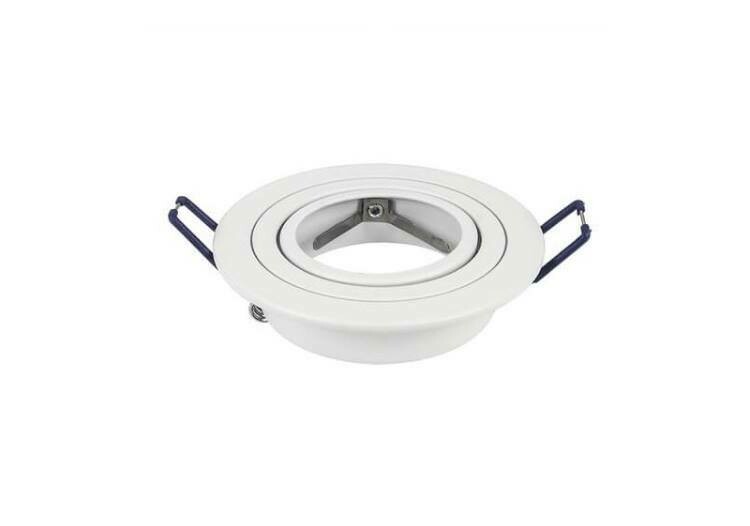 Aro GU10 Redondo, Orientável, Branco