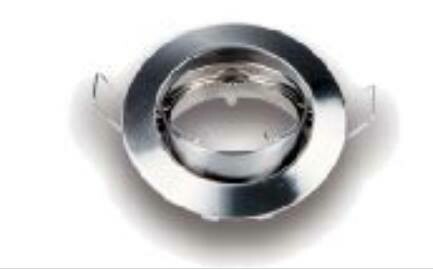 Aro GU10 Redondo, Orientável, Aço Escavado