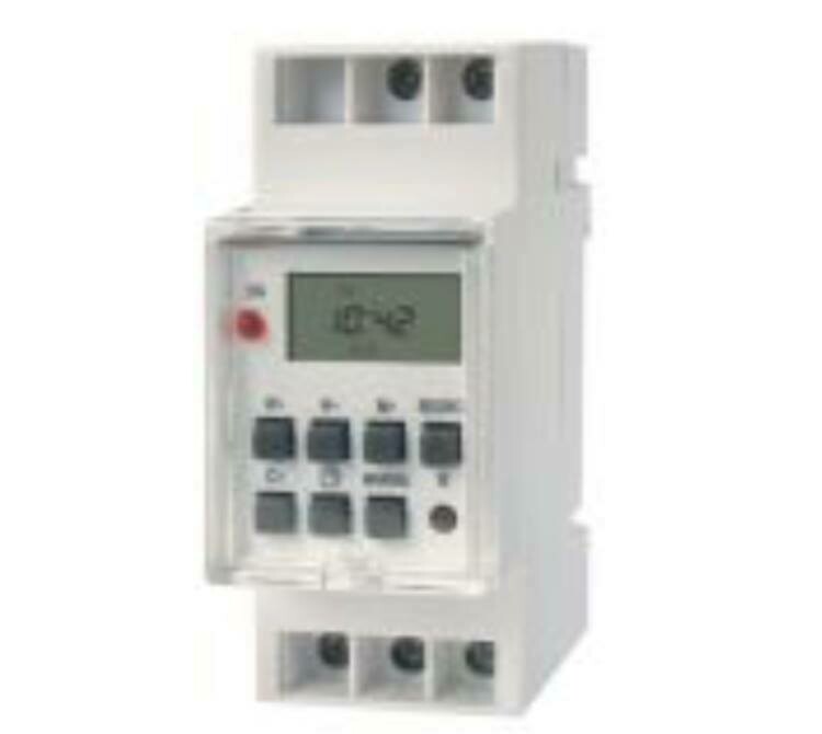 Temporizador Semanal programável DIN, 3600W