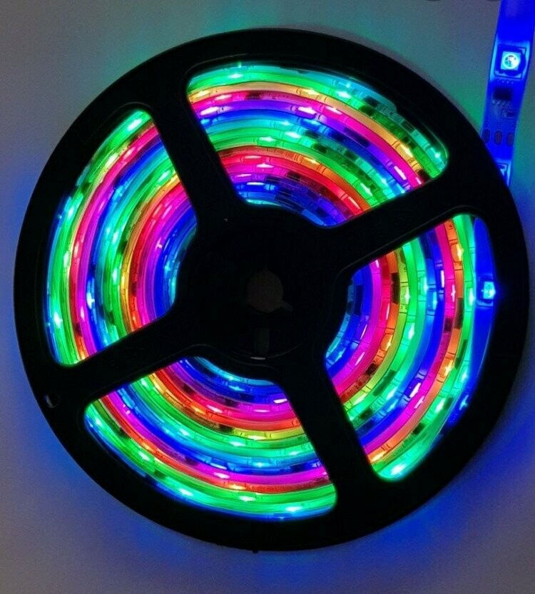 Fita LED, RGB, IP20, 12W/M, 24V-10mts