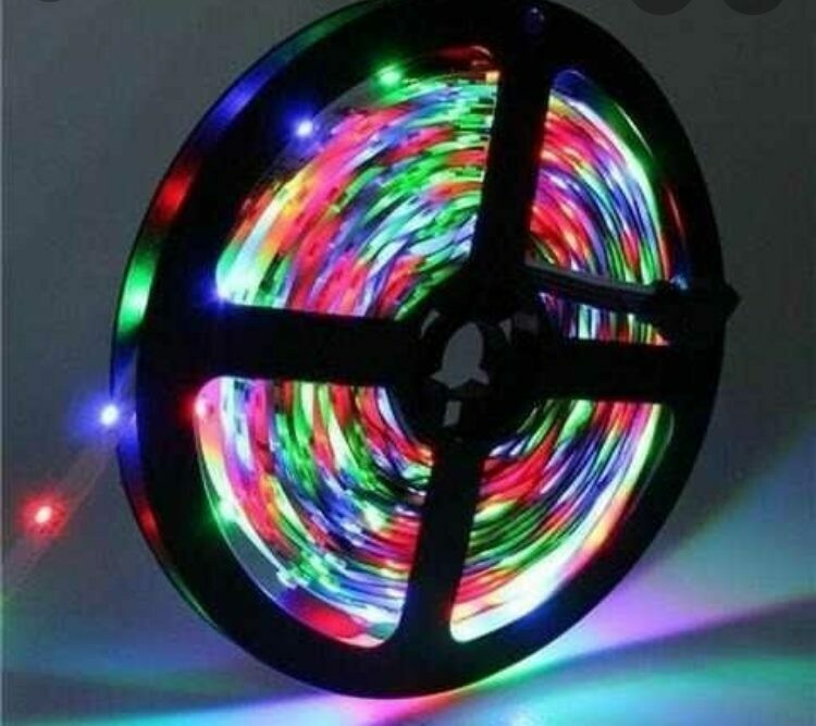 Fita LED, RGB, 14.4W/M,  IP20, 12V-5mts