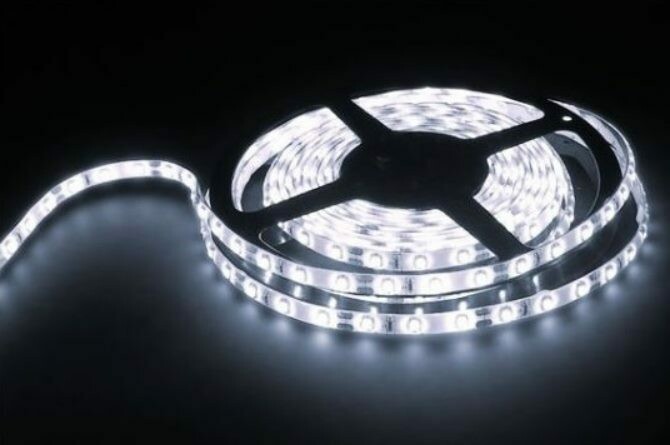 Fita LED, 12W/M, 6000K, IP20, 24V-10mts