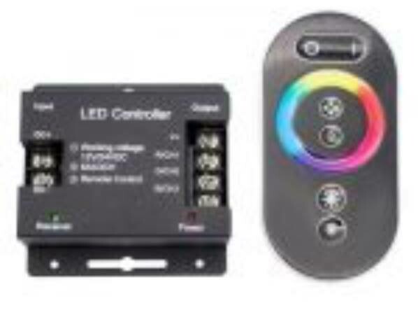 KIT de Fita LED, RGB, c/Comando Remoto por Rádio Frequência