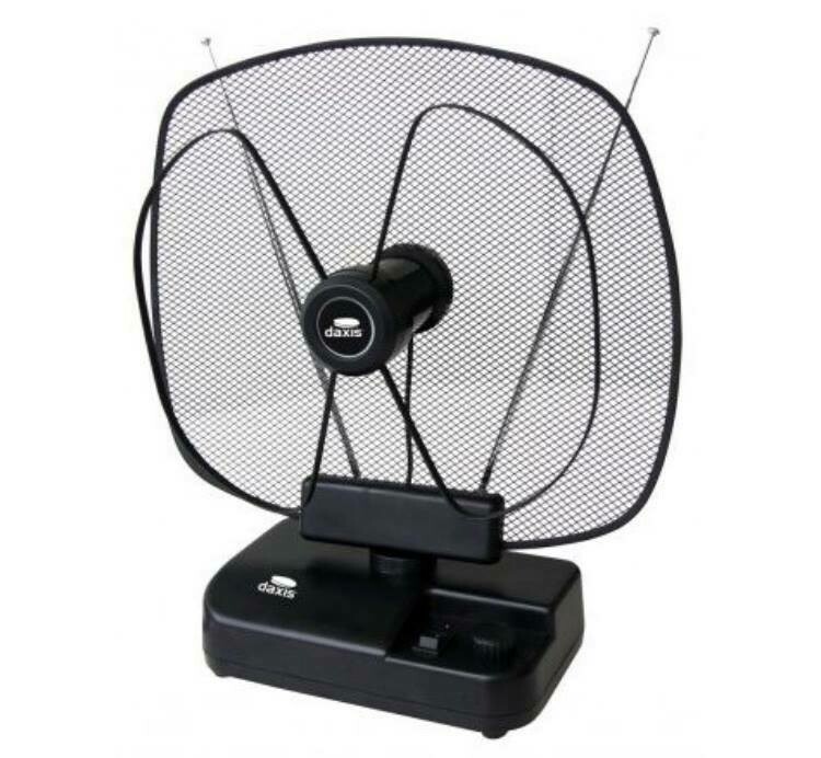 Antena Interior Amplificada UHF-VHF-FM-TDT