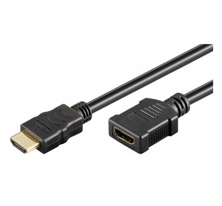 Cabo HDMI Macho-Femea, 4K, 3D(2mts)