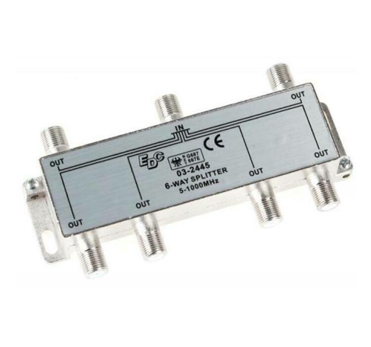 Spliter Derivador, 6 Vias