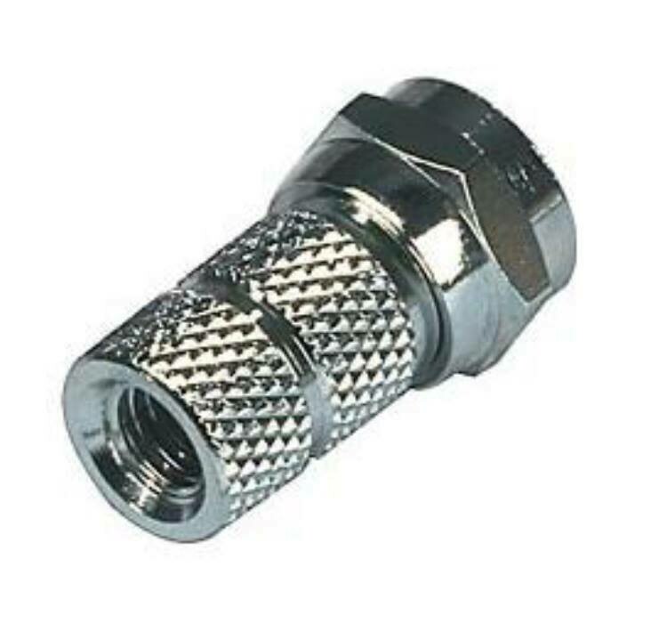 Ficha F para Cabo 5mm(RG58)