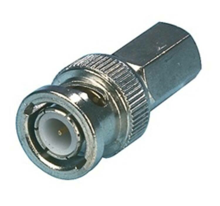 Ficha BNC, c/ Rosca, para RG59