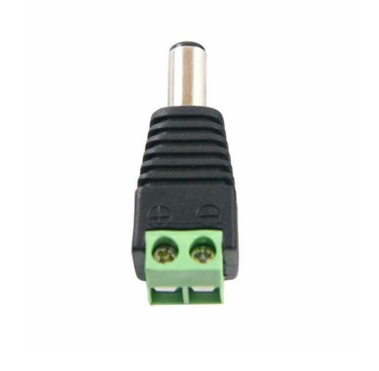 Ficha DC Macho, c/ Saída de 2 Terminais