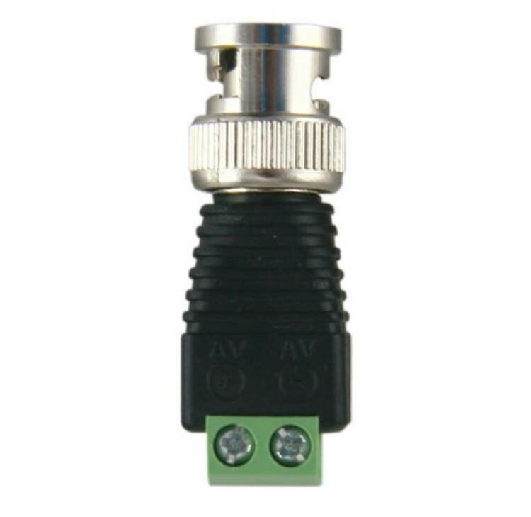 Ficha BNC Macho, c/ 2 Terminais em Parafuso