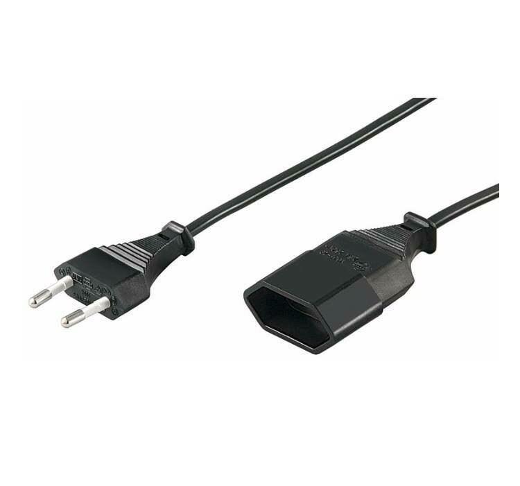 Extensão 2P, (2mts de Cabo), Preta