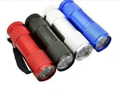 Mini Lanterna LED de Mão, em Aluminio