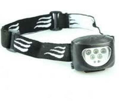 Lanterna LED, para Capacete, Ajustável