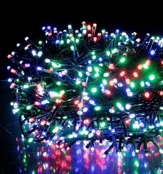 Grinalda de Natal, Multicolor, 100LEDS, Mulifunção
