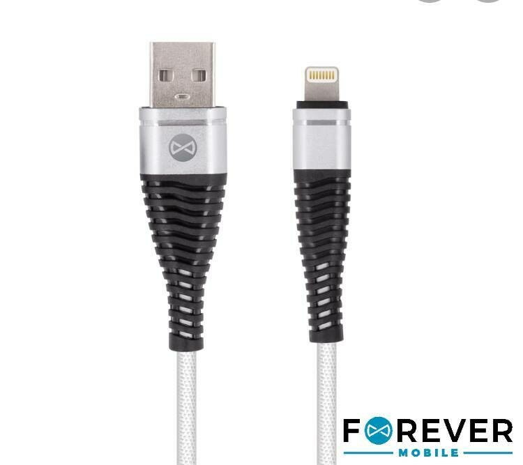 Cabo USB p/iPhone 8, 1Metro, Branco