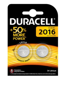 Pilhas Lithium 3V, DL/CR2016 - Duracell [1 unid.]